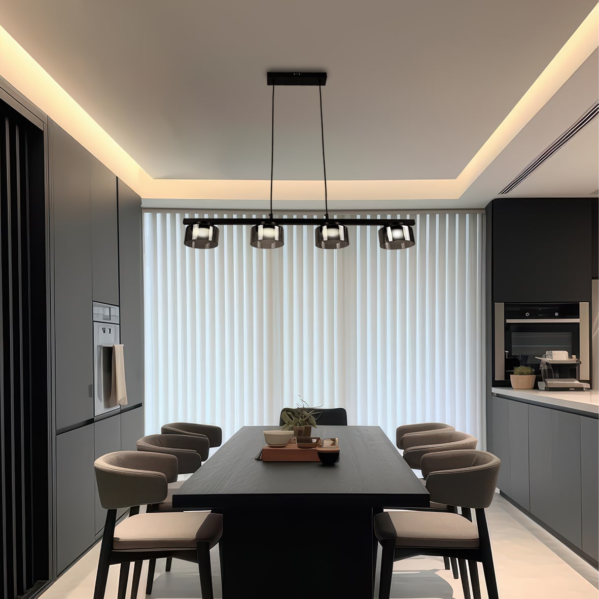 Светильник потолочный Ardero ML493-4 под лампу черный №2