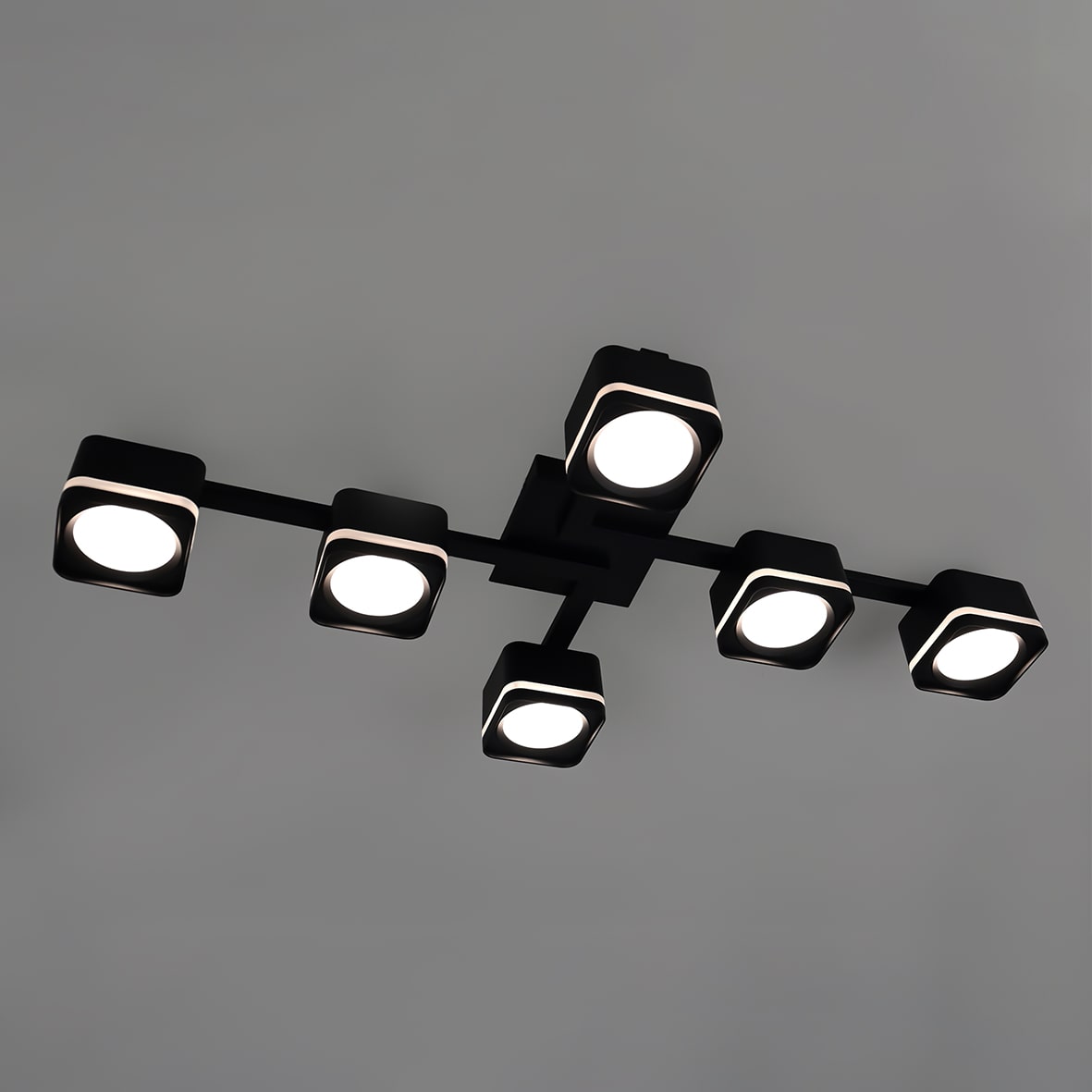 Светильник потолочный Ardero ML495-6 под лампу чорний №3