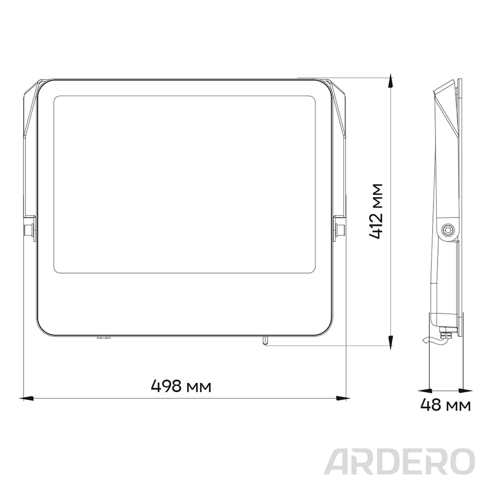 Светодиодный прожектор Ardero LL-1300ARD 300Вт 6500K черный №2