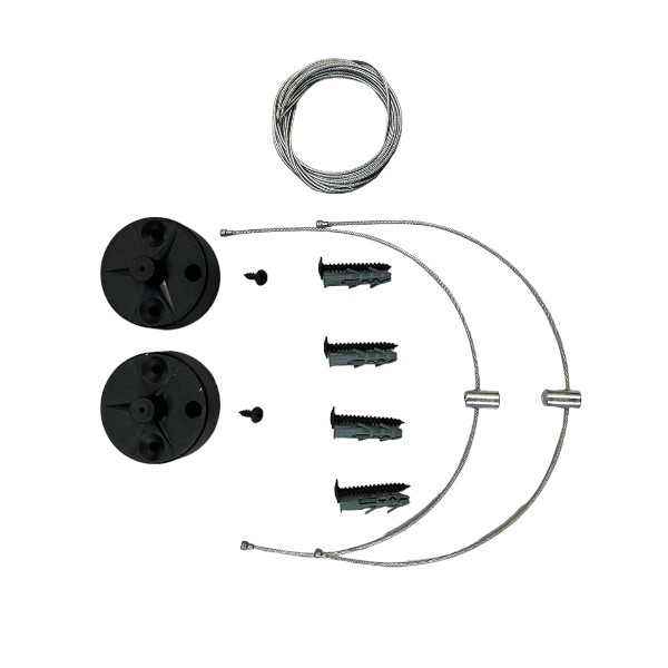 Лінійний LED світильник LN-5-68-12015-5-В 68W 5000К 1200mm чорный з підвісом №5