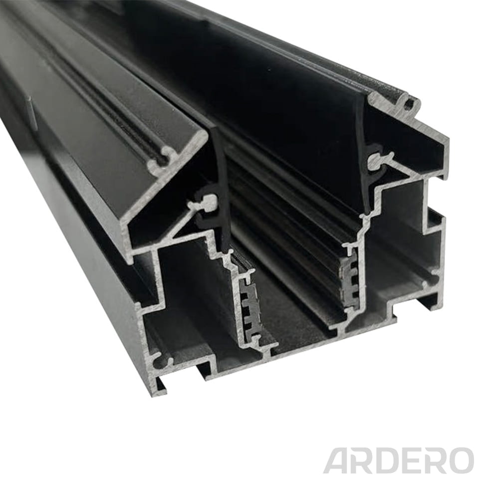 Шинопровод Ardero CABM1005 для натяжных потолков встроенный 3м черный №1