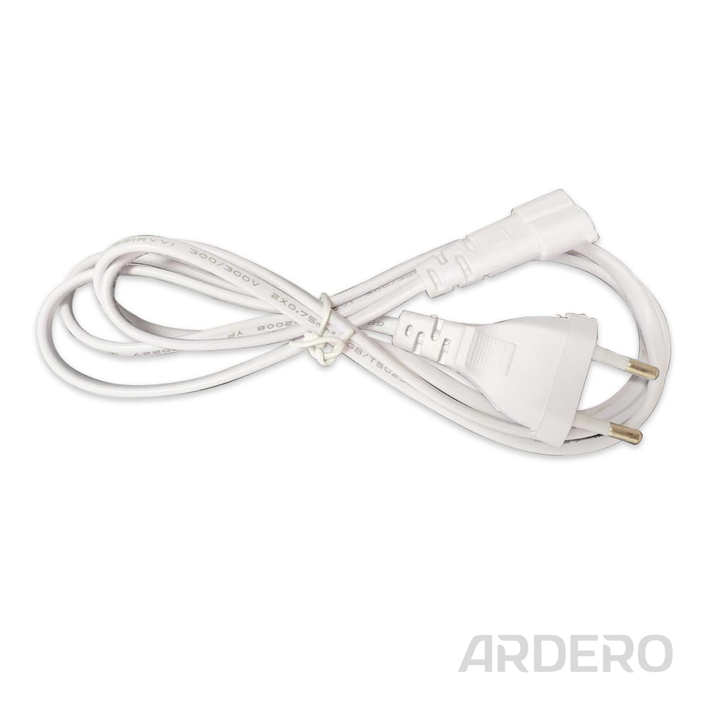 Кабель питания с вилкой Ardero LD4040-W1 для светильников AL4040 1,5 м ModuLine №1