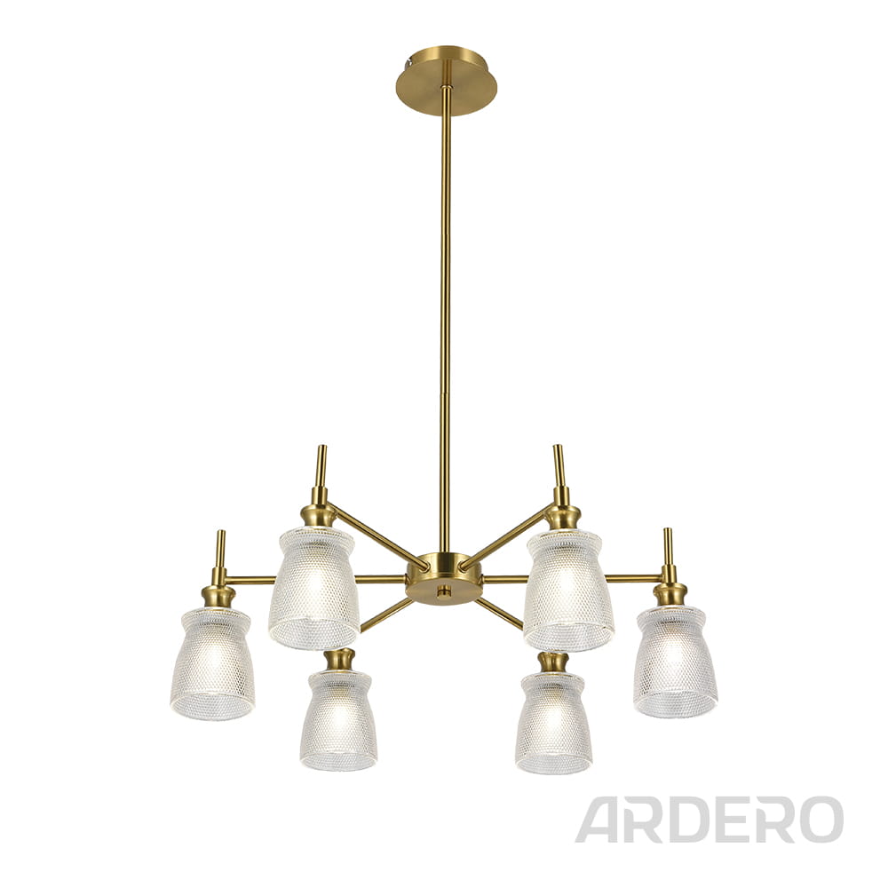 Светильник потолочный Ardero BL2060-2 BELL под лампу золото №1