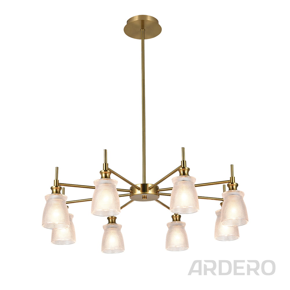 Светильник потолочный Ardero BL2080-2 BELL под лампу золото №1
