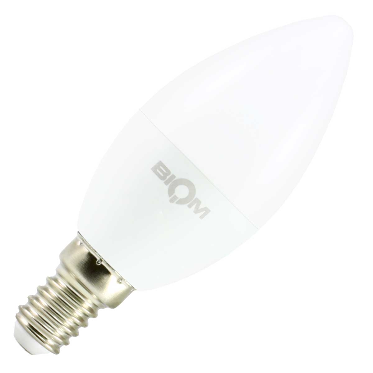 Свiтлодiодна лампа Biom BT-549 C37 4W E14 3000К матова №1