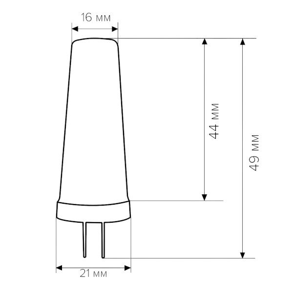 Світлодіодна лампа Biom G4-5W-2508-4500K AC220 №5