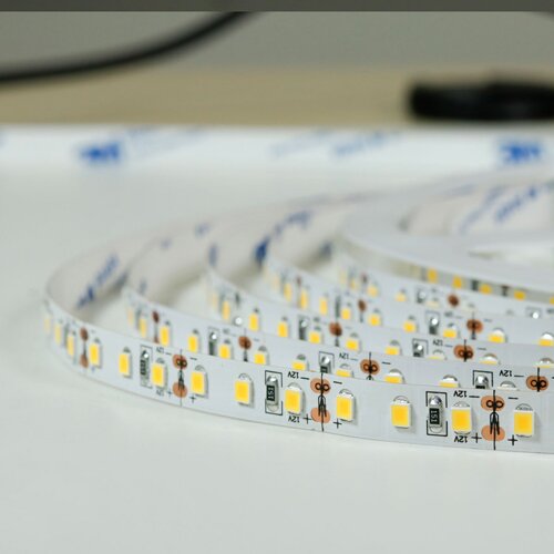 Світлодіодна стрічка BIOM Professional BPS-G3-24-2835-120-WW-20 теплий білий, негерметична, 1м №4