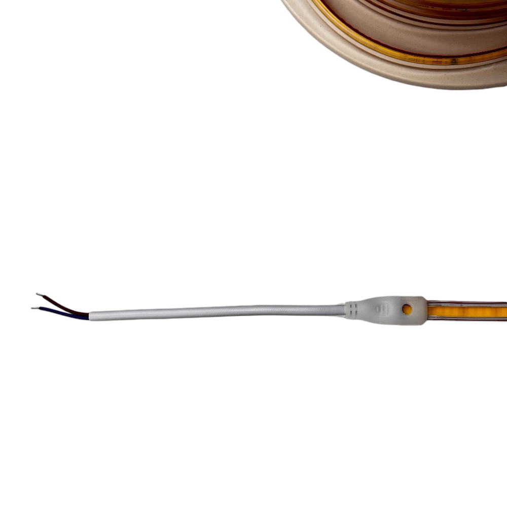 Світлодиодна стрічка BIOM Professional BPS-G4-230-COB-240-10-WW 230В IP65 теплий білий, 1м №2
