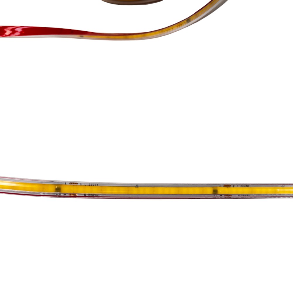 Світлодиодна стрічка BIOM Professional BPS-G4-230-COB-240-10-WW 230В IP65 теплий білий, 1м №3