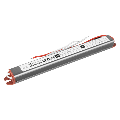 Блок живлення BIOM Professional DC12 18W BPFS-18-12 1.5А stick герметичний №1