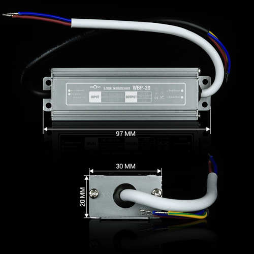 Блок живлення BIOM Professional DC12 20W WBP-20-12 1,7А герметичний №5