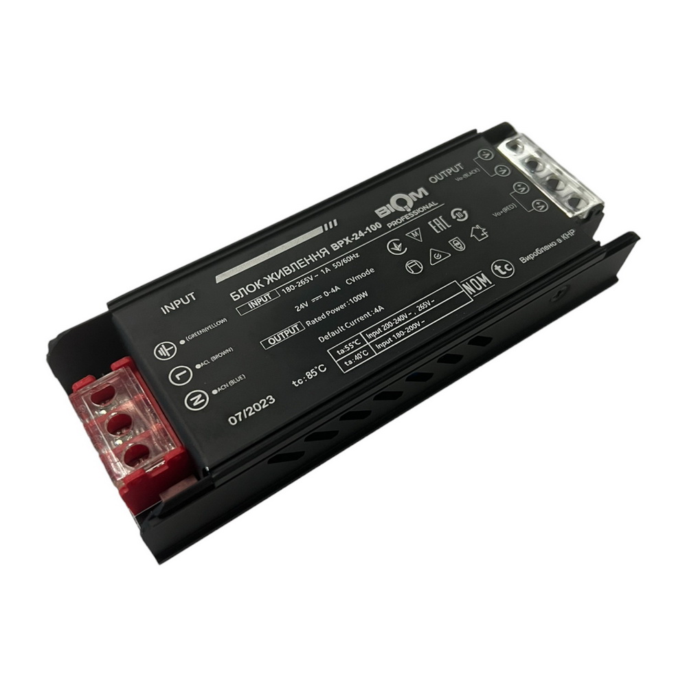 Блок живлення BIOM Professional DC24 100W BPX-24-100 4А №1