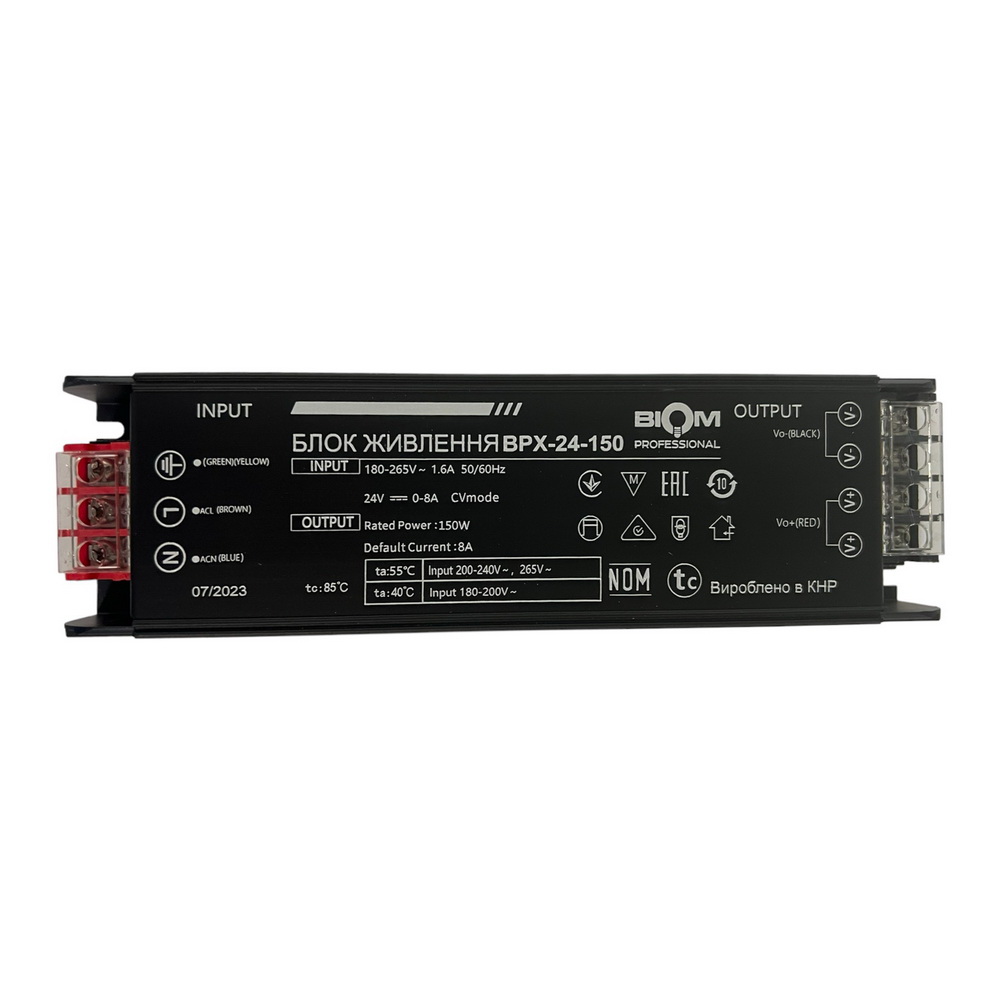 Блок живлення BIOM Professional DC24 150W BPX-24-150 6А №2
