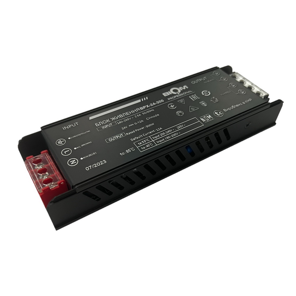 Блок живлення BIOM Professional DC24 300W BPX-24-300 12,5А №1