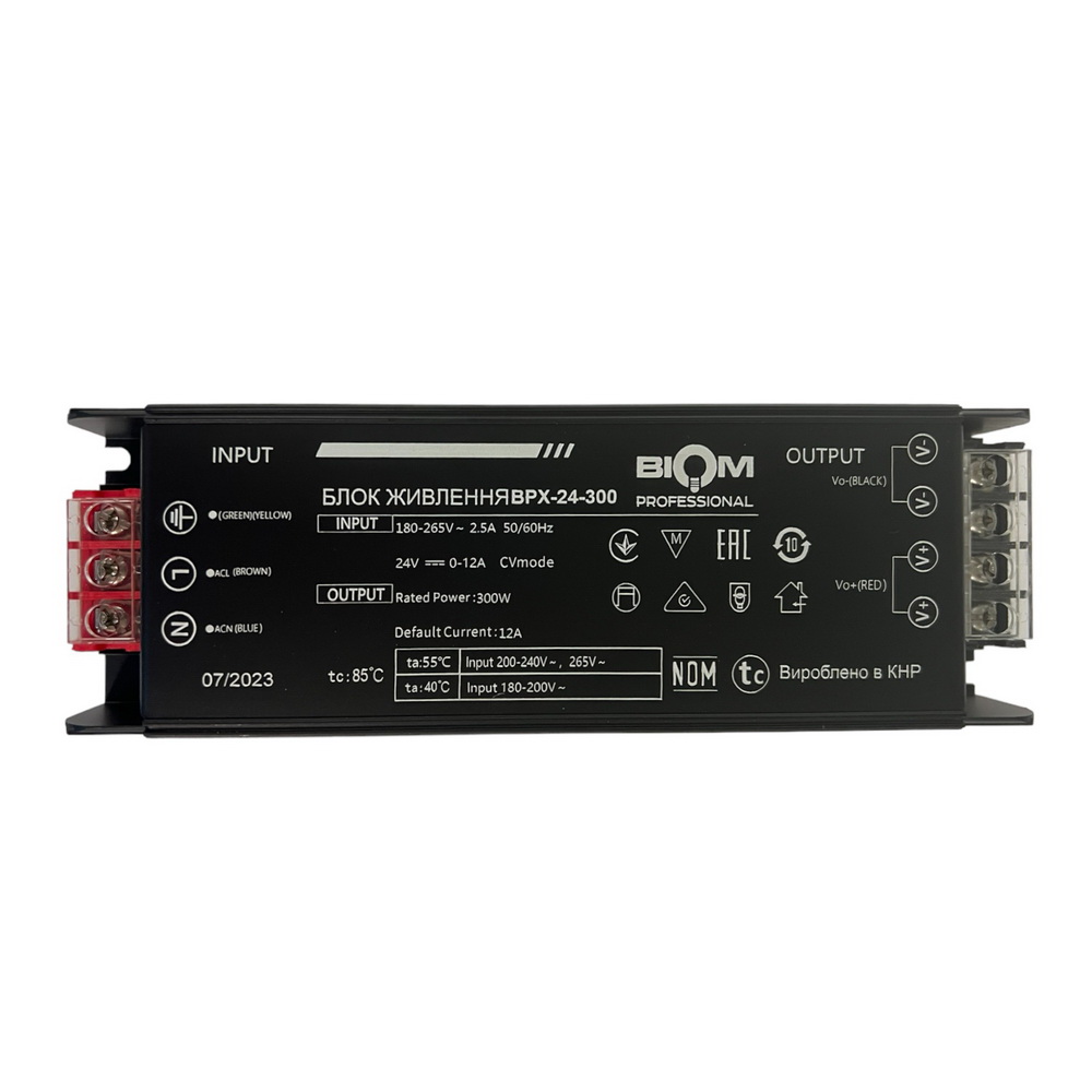 Блок живлення BIOM Professional DC24 300W BPX-24-300 12,5А №2