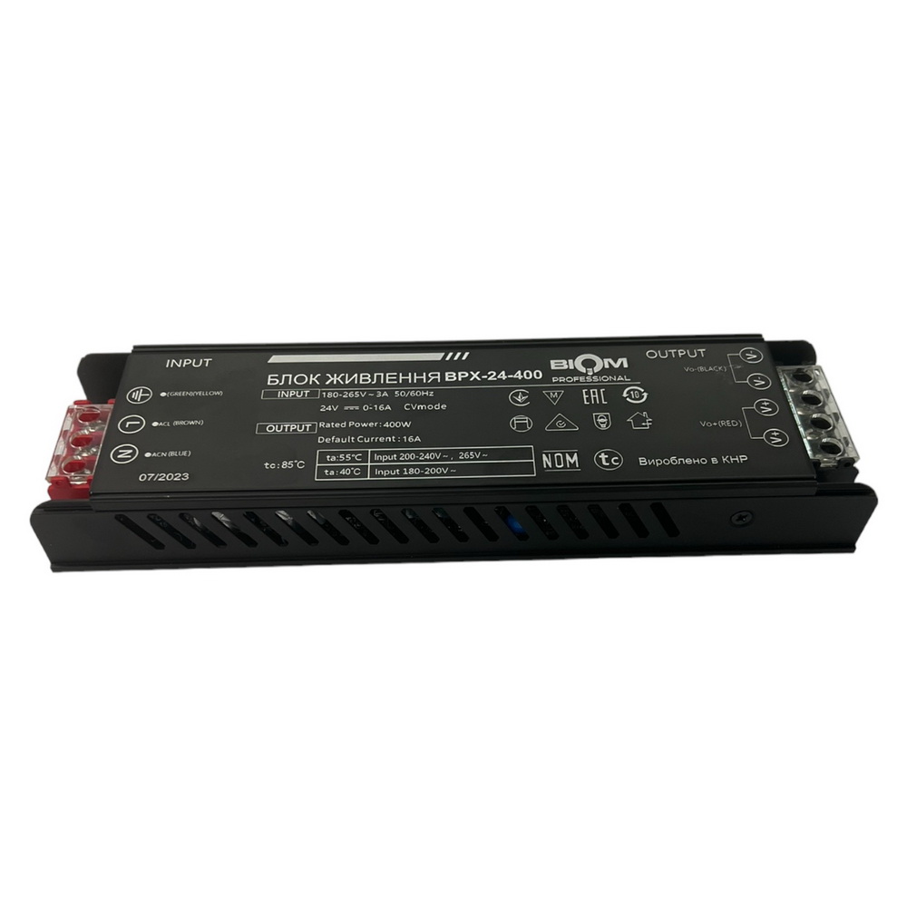 Блок живлення BIOM Professional DC24 400W BPX-24-400 16,6А №3