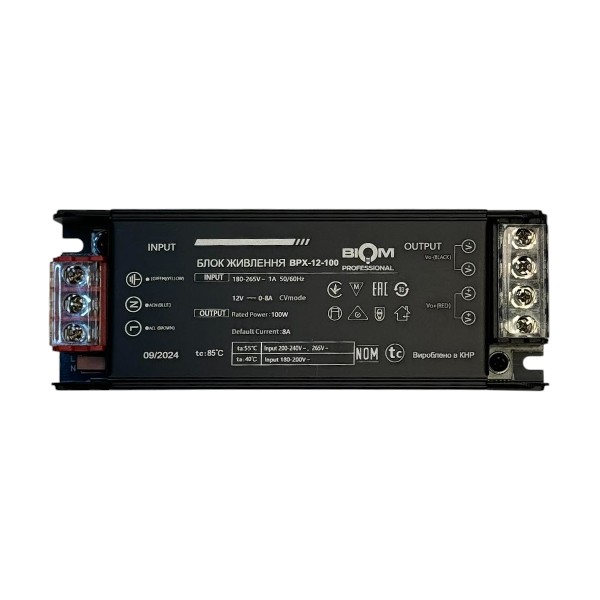 Блок живлення BIOM Professional DC12 100W BPX-12-100 8,3А №2