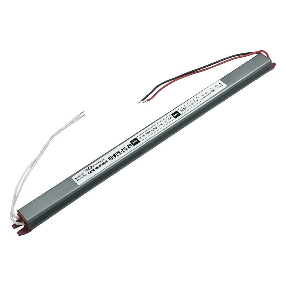 Блок живлення BIOM Professional DC24 72W BPBFS-72-24 3А stick герметичний №1