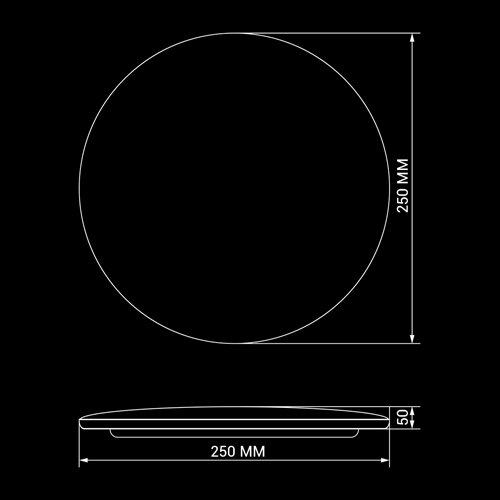 Світильник світлодіодний OEM DL-R101-18-4 4500K 18Вт без д/у №6