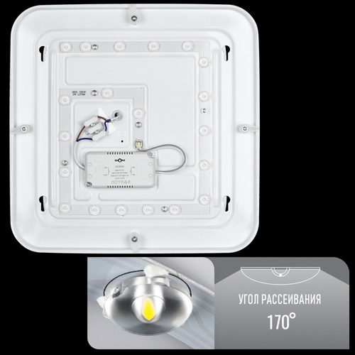 Світильник світлодіодний Biom DL-S702-24 5000K 24Вт без д/у №3