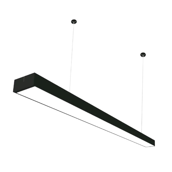 Лінійний LED світильник LN-5-36-12070-5-B 32W 5000К 1200mm чорний з підвісом №1