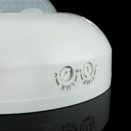 Інфрачервоний датчик руху BIOM IRM-03W max 1200Вт 360°, стельовий, білий №5