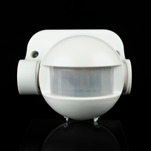 Інфрачервоний датчик руху BIOM IRM-04W max 1200Вт 180°, настінний, білий №2