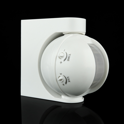 Інфрачервоний датчик руху BIOM IRM-04W max 1200Вт 180°, настінний, білий №4