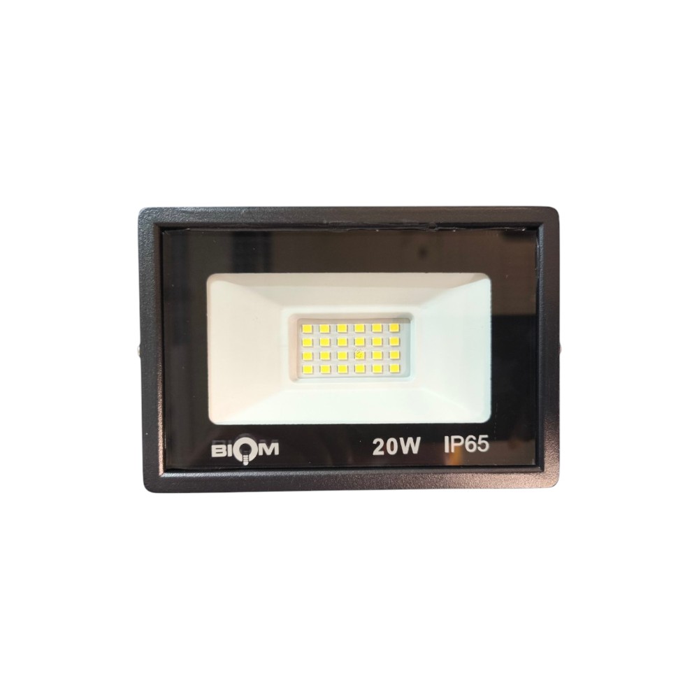 Світлодіодний прожектор BIOM 20W S6-SMD-20-Slim 6200К 220V IP65 №1