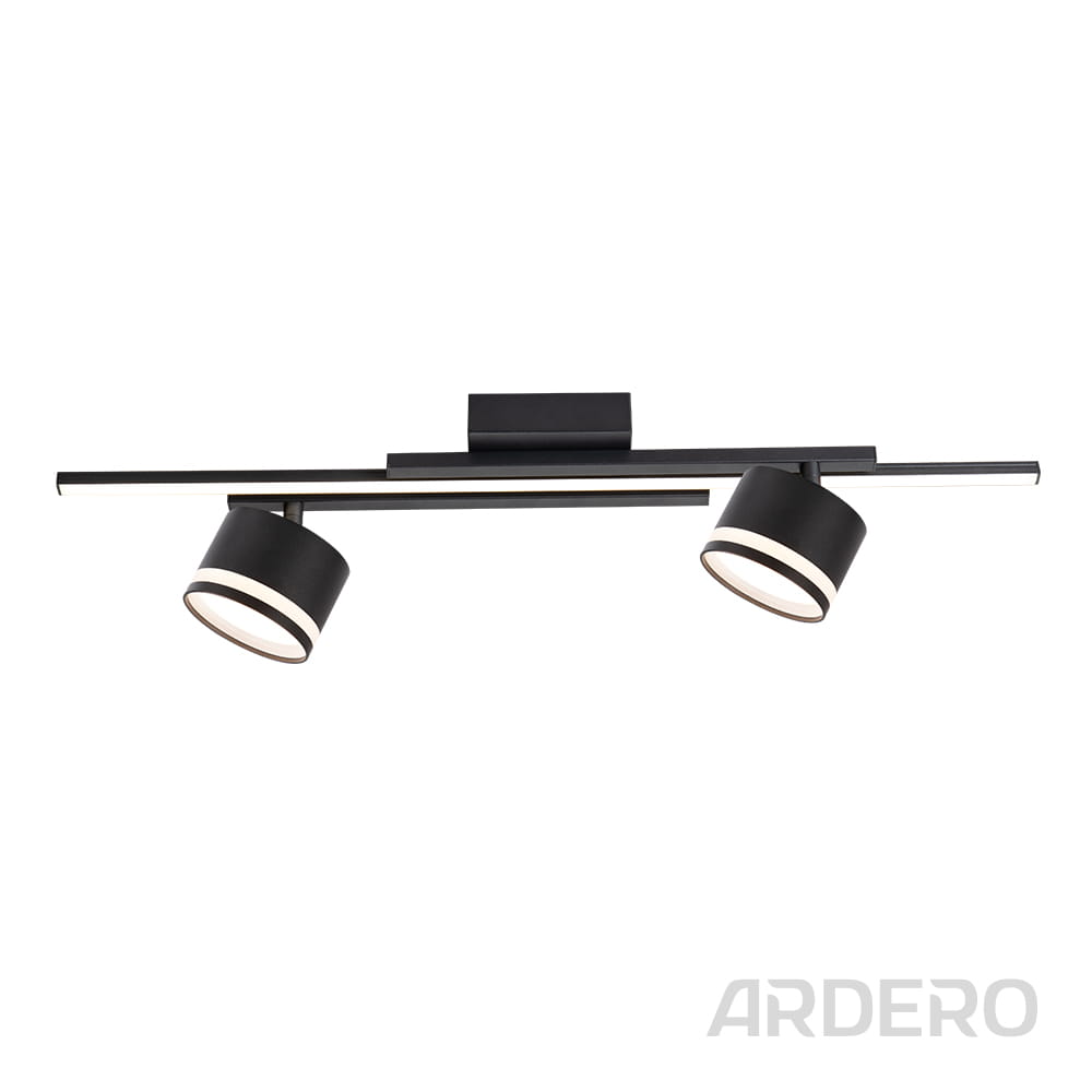 Накладной светильник Ardero ML440-2 10Вт 4000K 2xGX53 черный №1