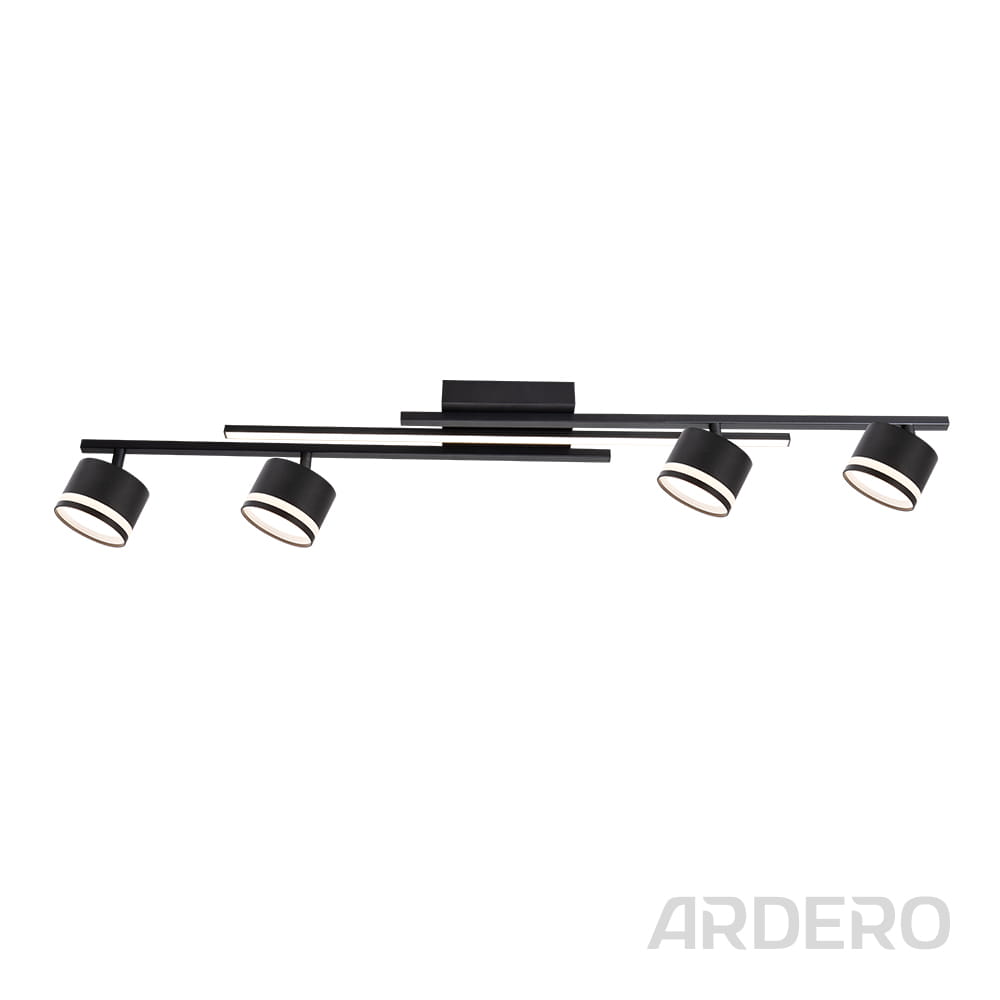 Накладной светильник Ardero ML440-4 10Вт 4000K 4xGX53 черный №1
