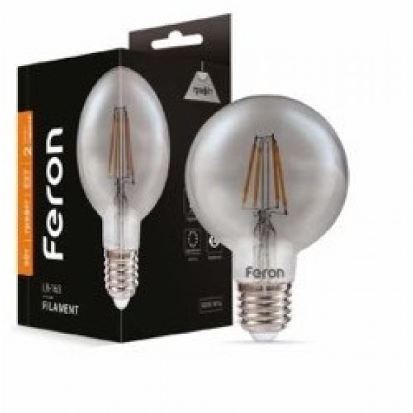 Світлодіодна лампа Feron Filament LB-163 6Вт E27 2700K графіт