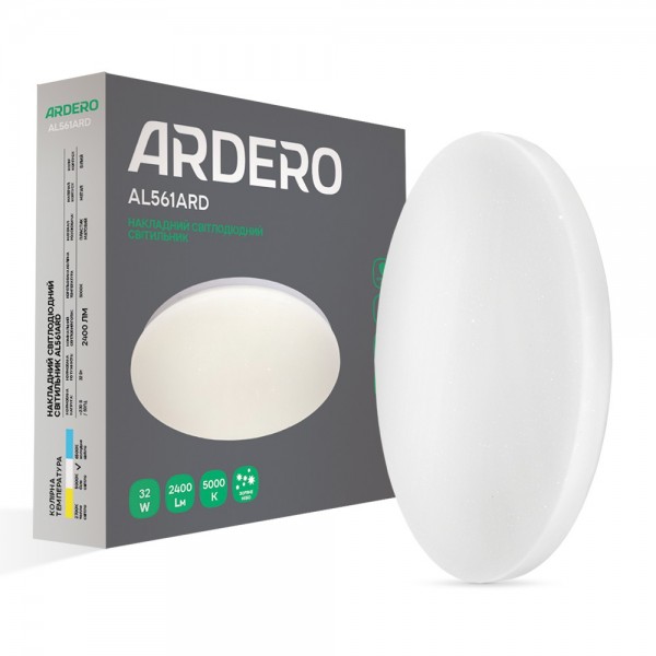 Светодиодный накладной светильник Ardero AL561ARD 32Вт 5000K звездное небо №1