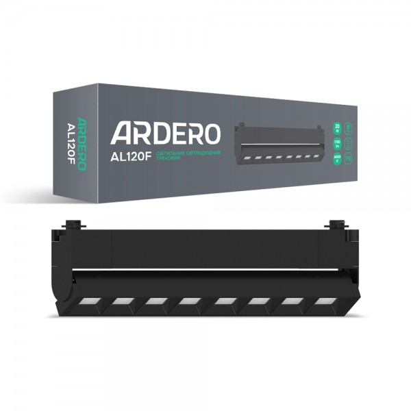 Светодиодный трековый поворотный светильник Ardero AL120F 20Вт 4000K №1