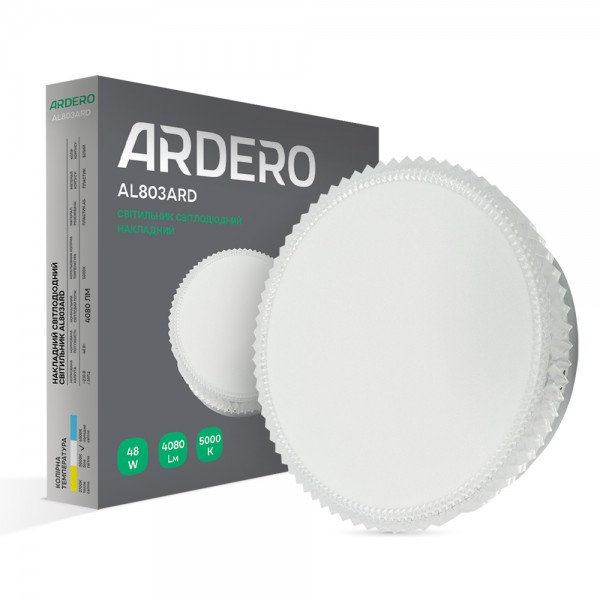 Светодиодный накладной светильник Ardero AL803ARD 48Вт 5000K белый №1